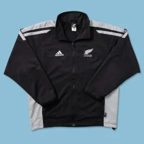 2001 adidas New Zealand All Blacks Track Jacket Medium