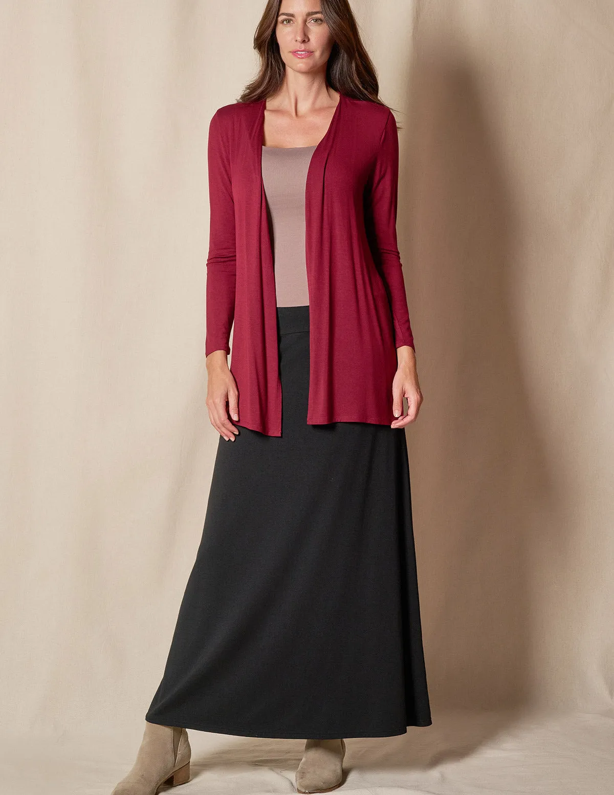 Bamboo / Organic Cotton Travel Skirt