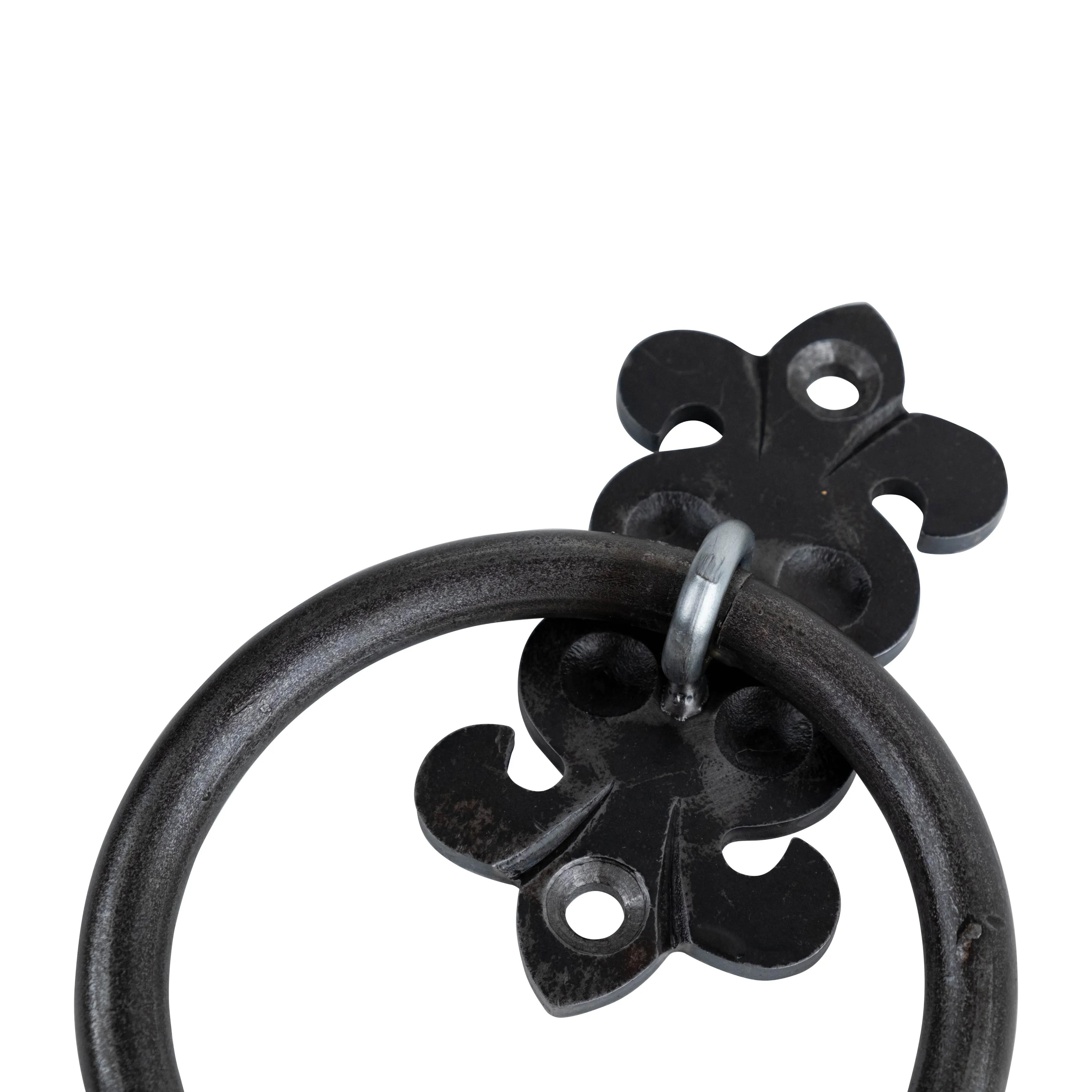 Fleur-de-lis Custom Bathroom Hardware - Towel Ring - 5" Inch - Multiple Finishes Available - Sold Individually