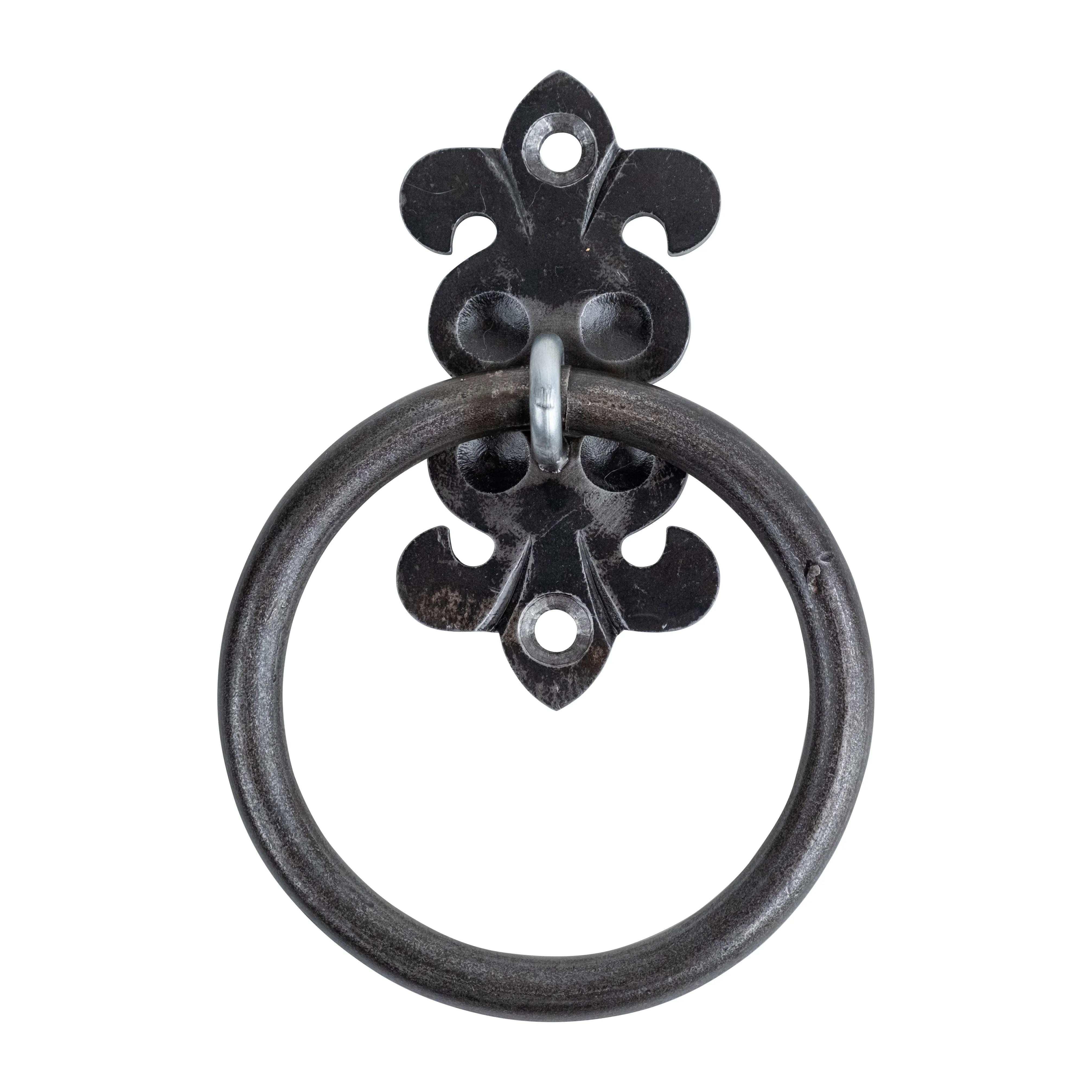 Fleur-de-lis Custom Bathroom Hardware - Towel Ring - 5" Inch - Multiple Finishes Available - Sold Individually