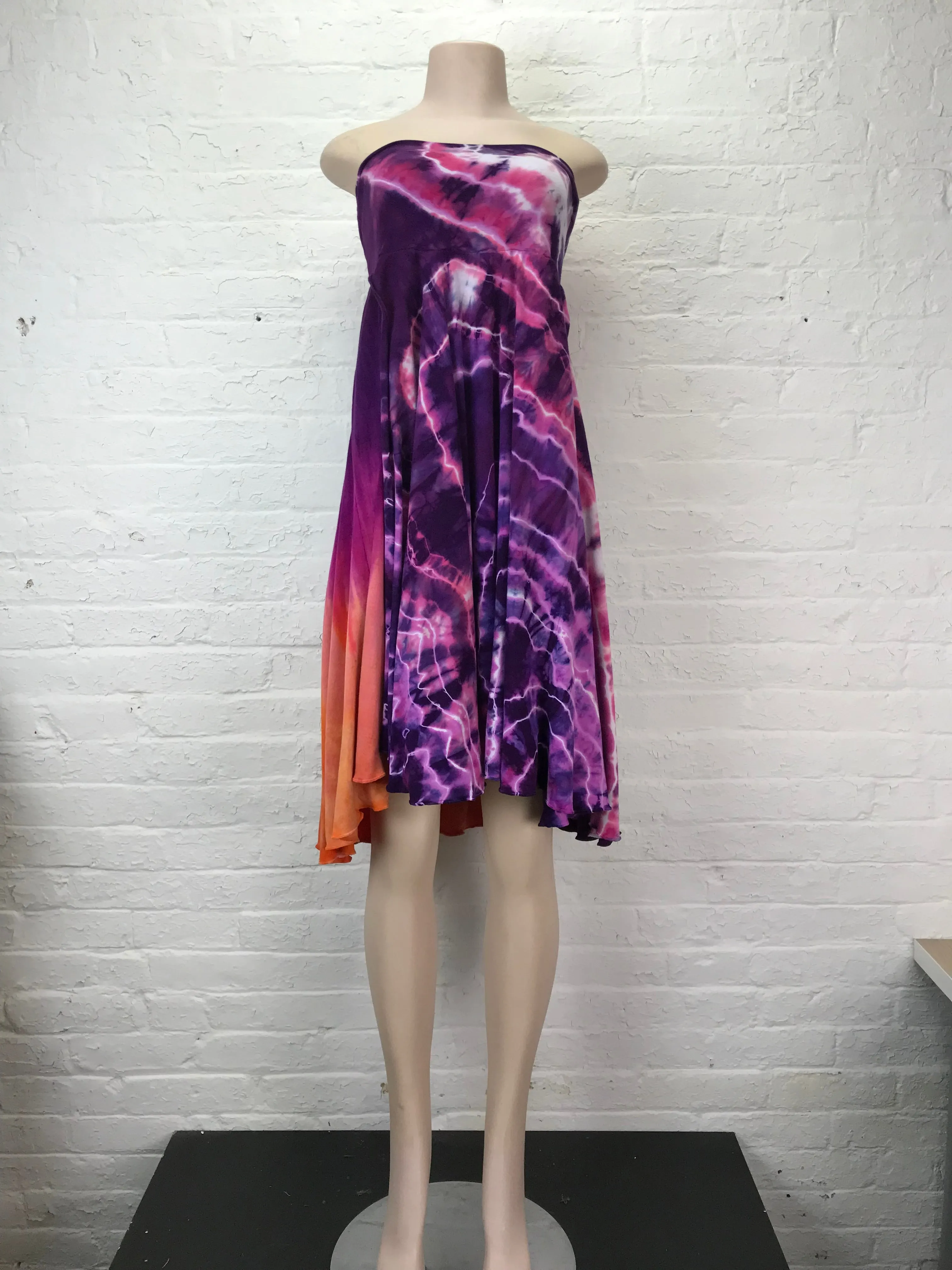 High Waisted Luxurious Wrap Skirt in Bird of Paradise with Pockets!