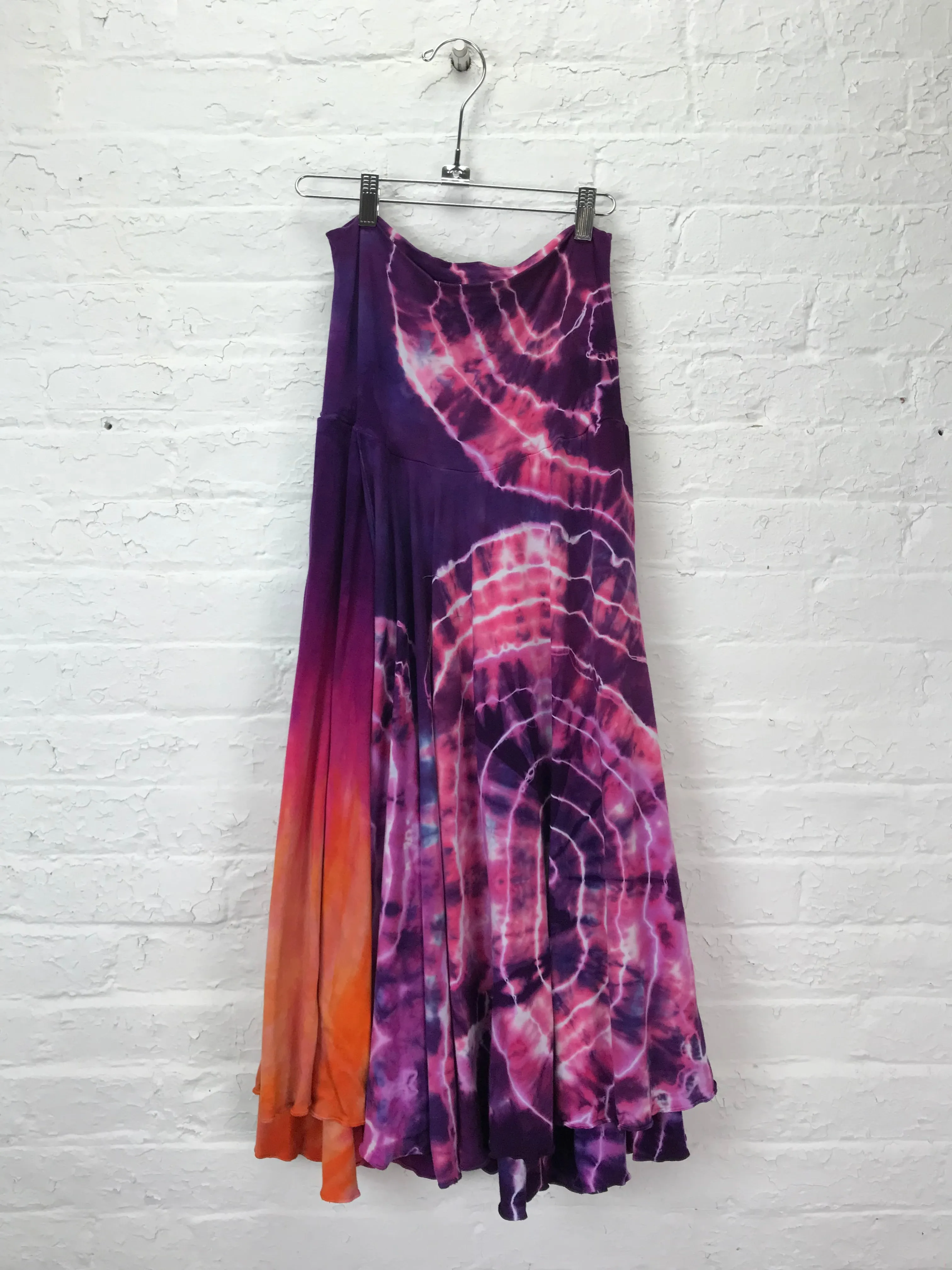 High Waisted Luxurious Wrap Skirt in Bird of Paradise with Pockets!