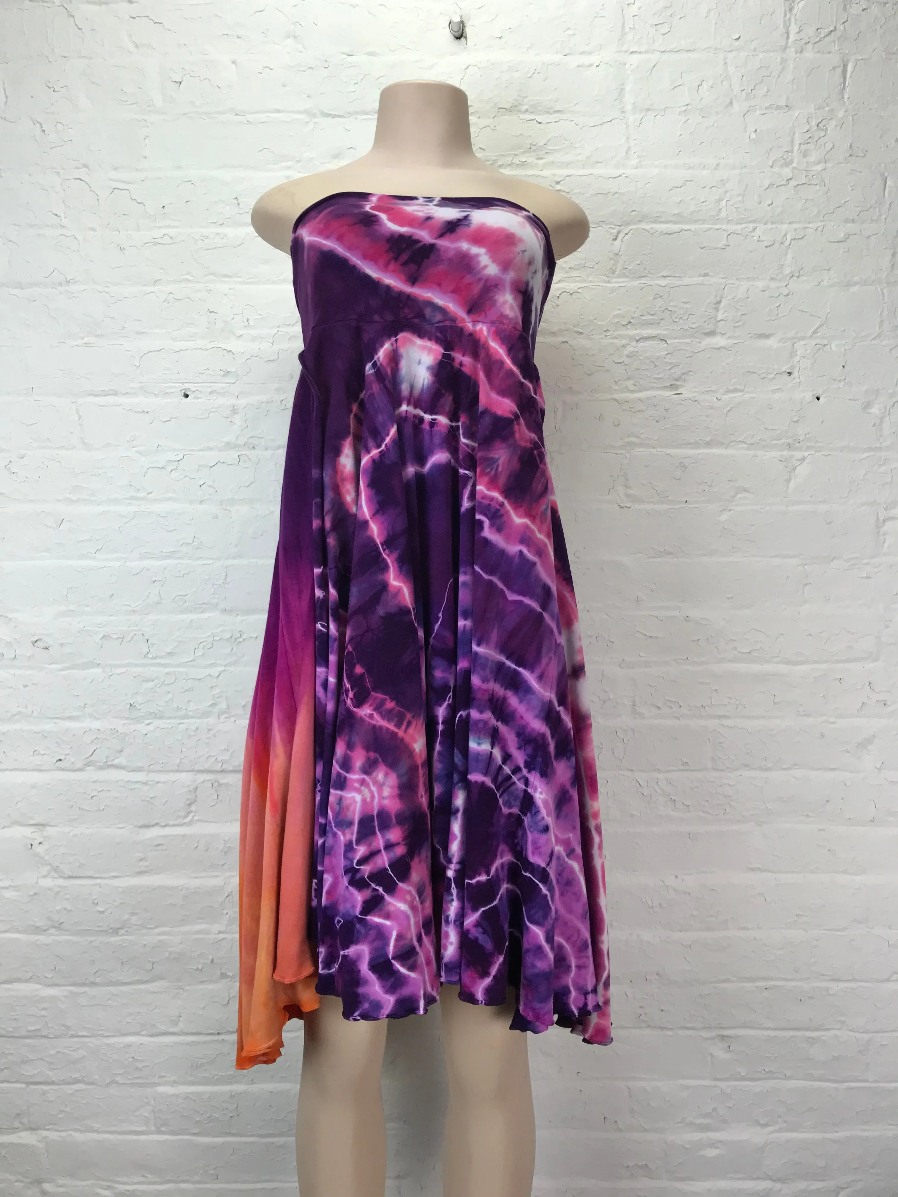 High Waisted Luxurious Wrap Skirt in Bird of Paradise with Pockets!