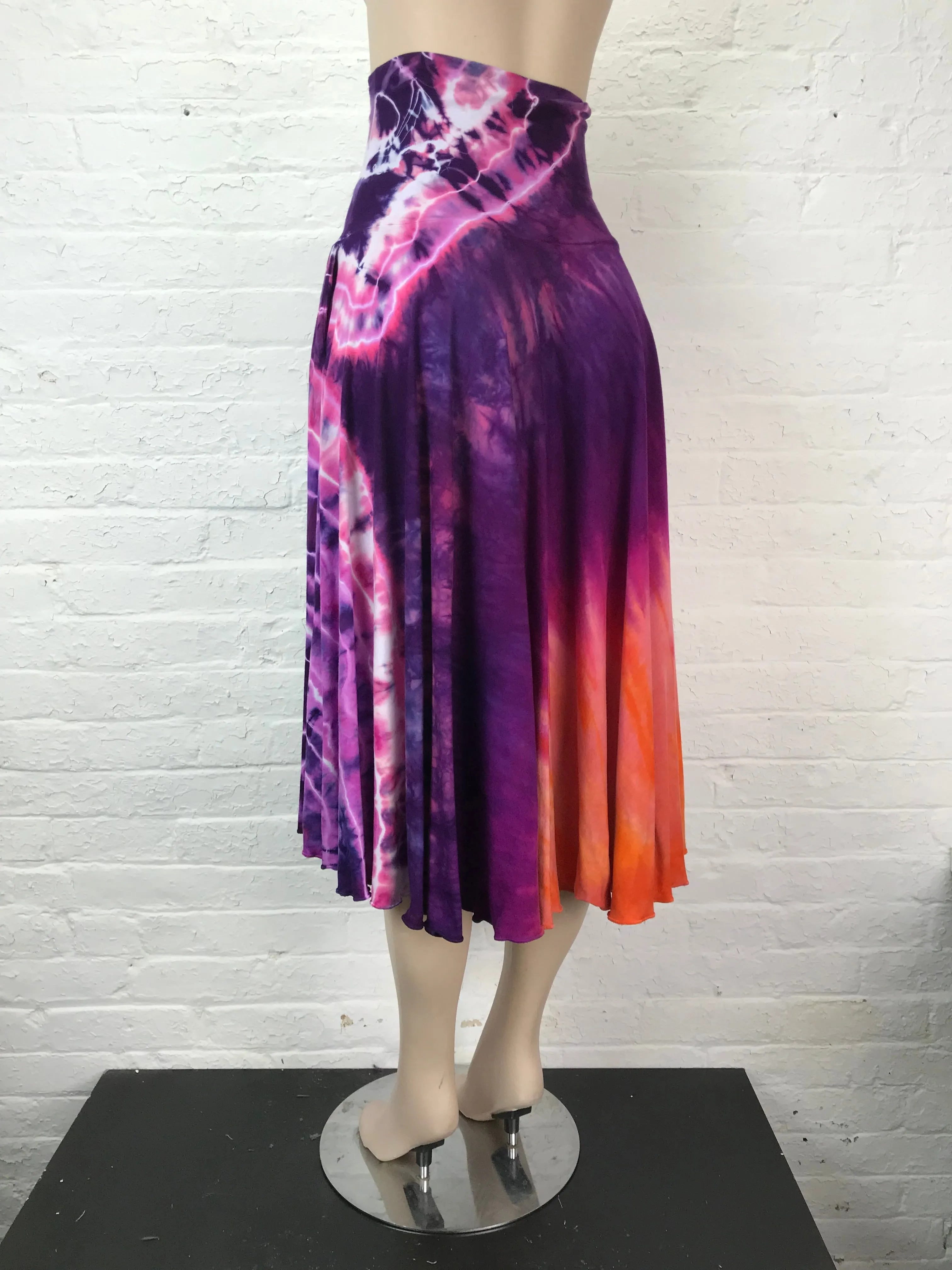 High Waisted Luxurious Wrap Skirt in Bird of Paradise with Pockets!