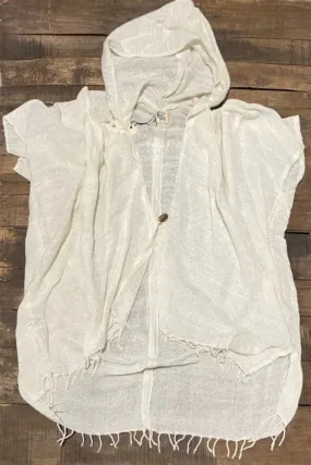 Hooded Earthy Feeling Kimono by Jaded Gypsy