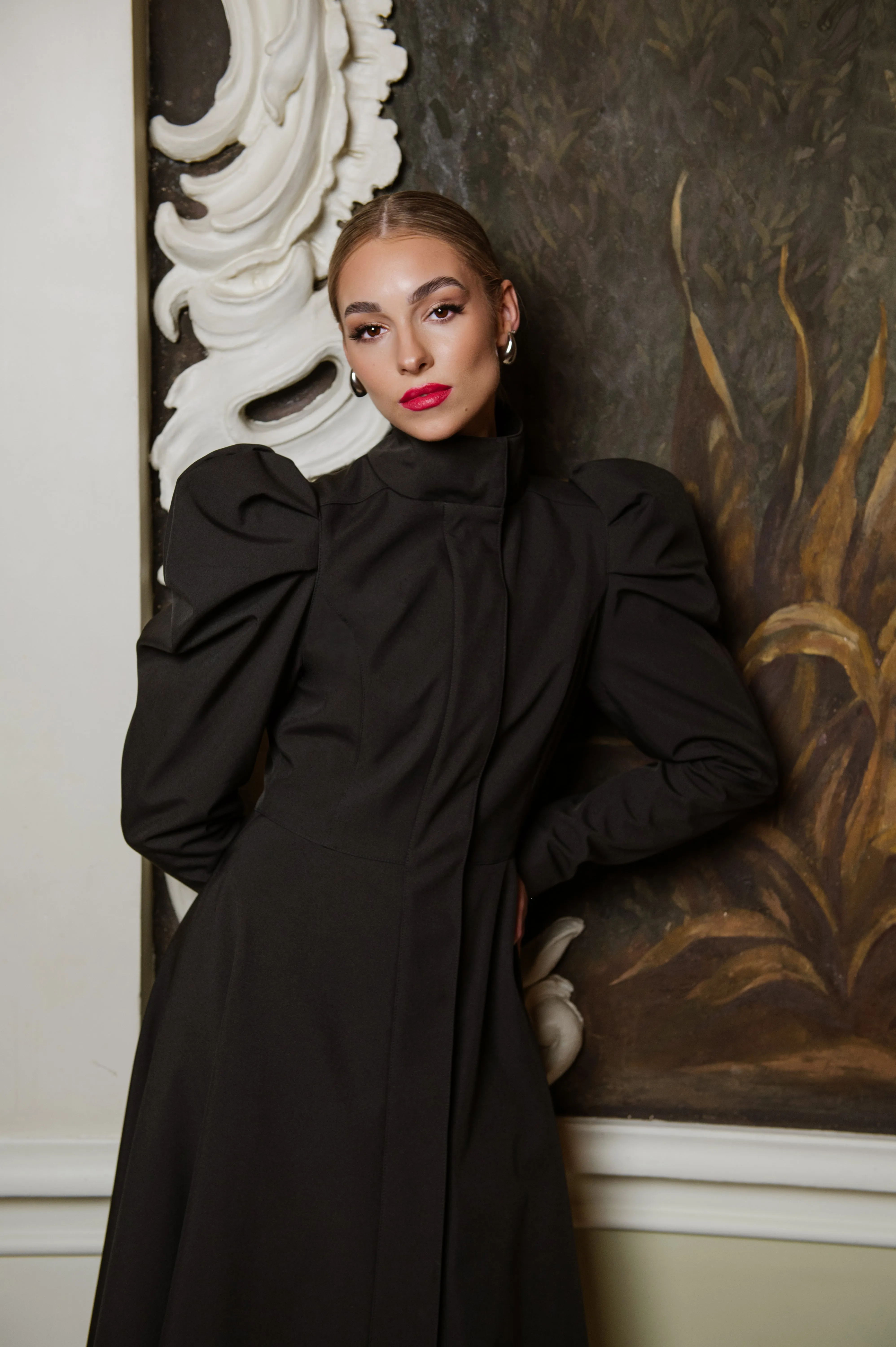 Majestic Night Raincoat Black