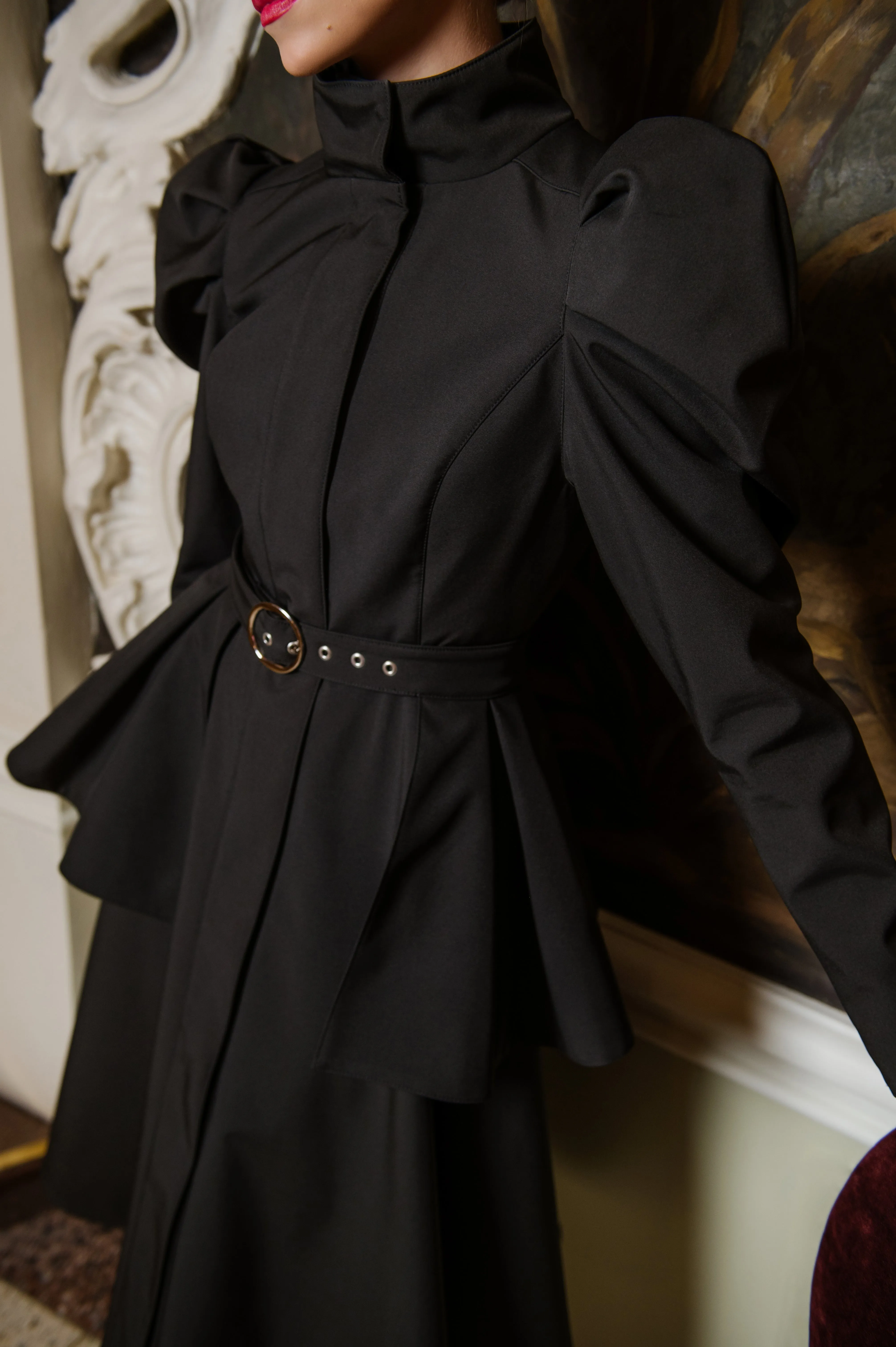 Majestic Night Raincoat Black