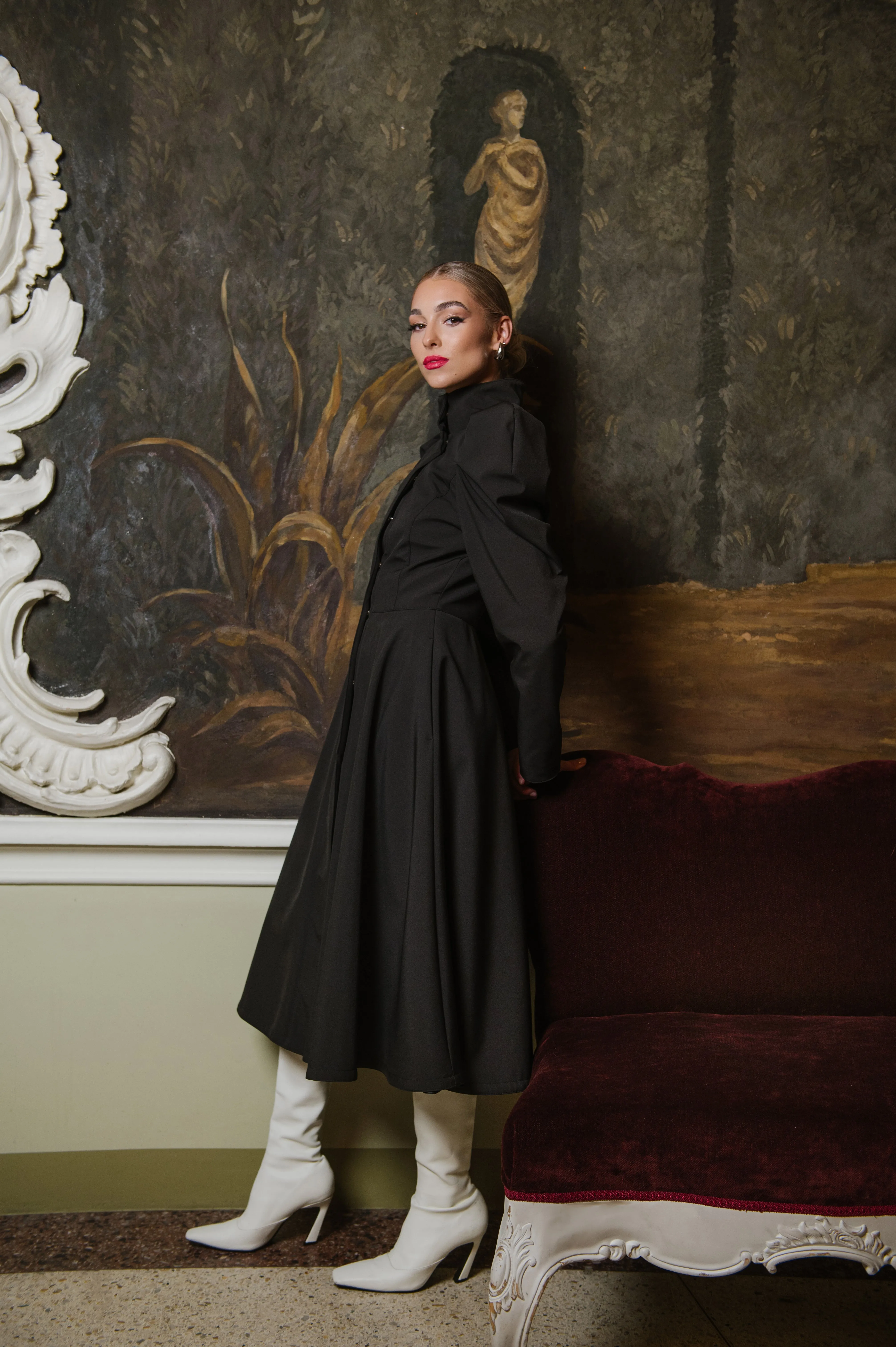 Majestic Night Raincoat Black