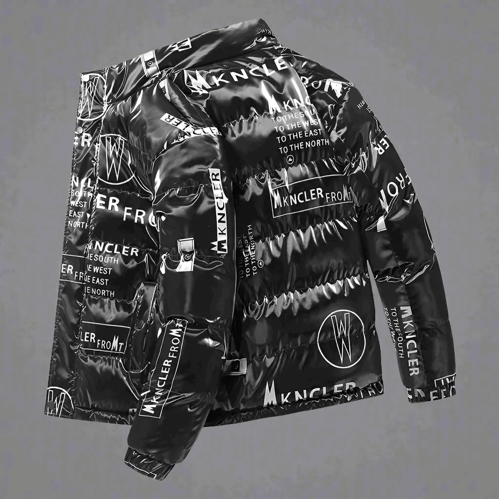 Men’s Fashion Winter Printed Jacket
