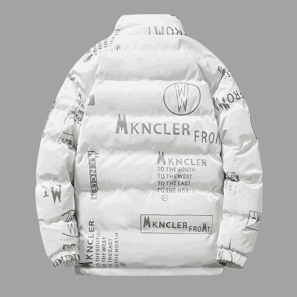 Men’s Fashion Winter Printed Jacket