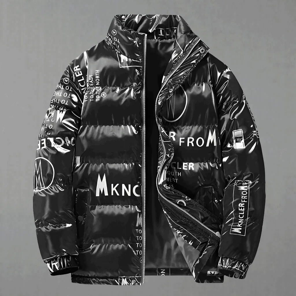Men’s Fashion Winter Printed Jacket