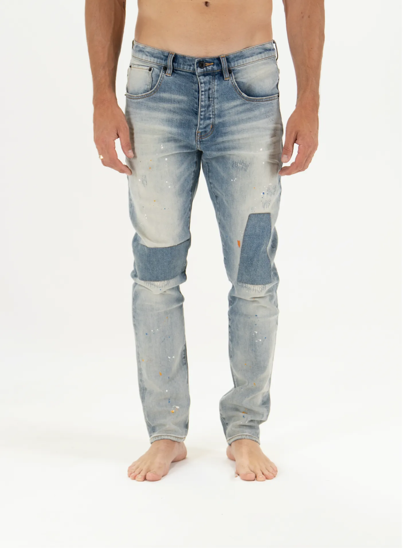 Neon Keith - Vintage Blue Multi Mend