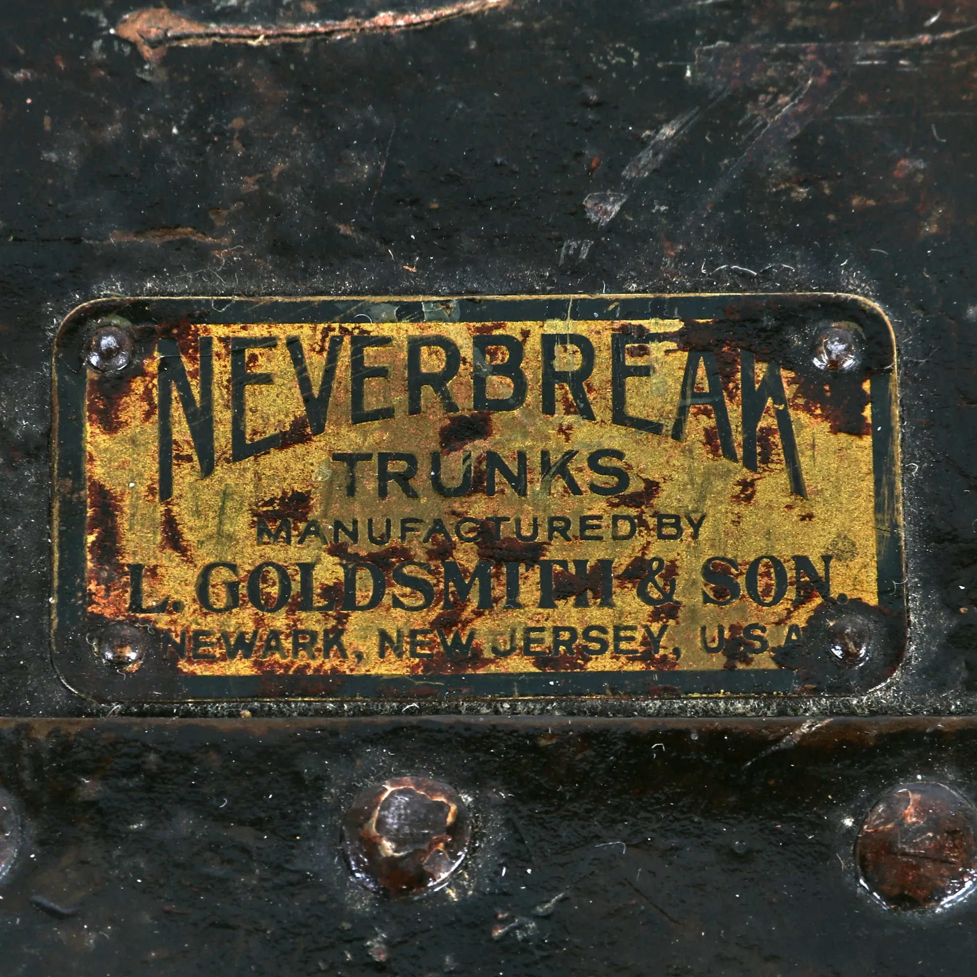 Original U.S. WWI Identified 3rd Division Officer’s Trunk Grouping - 10th Field Artillery