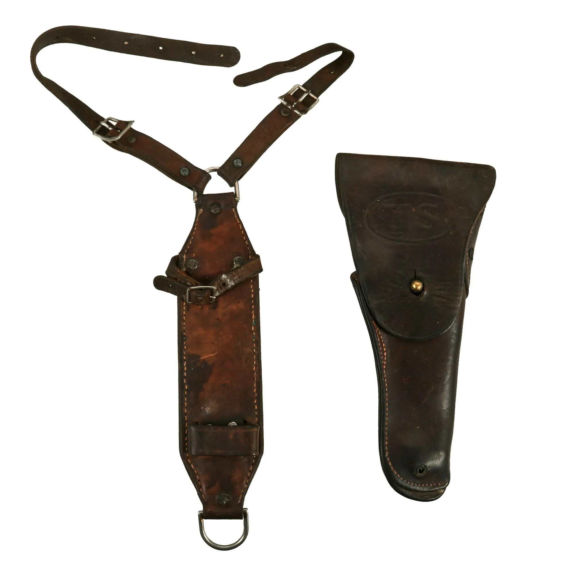 Original U.S. WWI Identified 3rd Division Officer’s Trunk Grouping - 10th Field Artillery