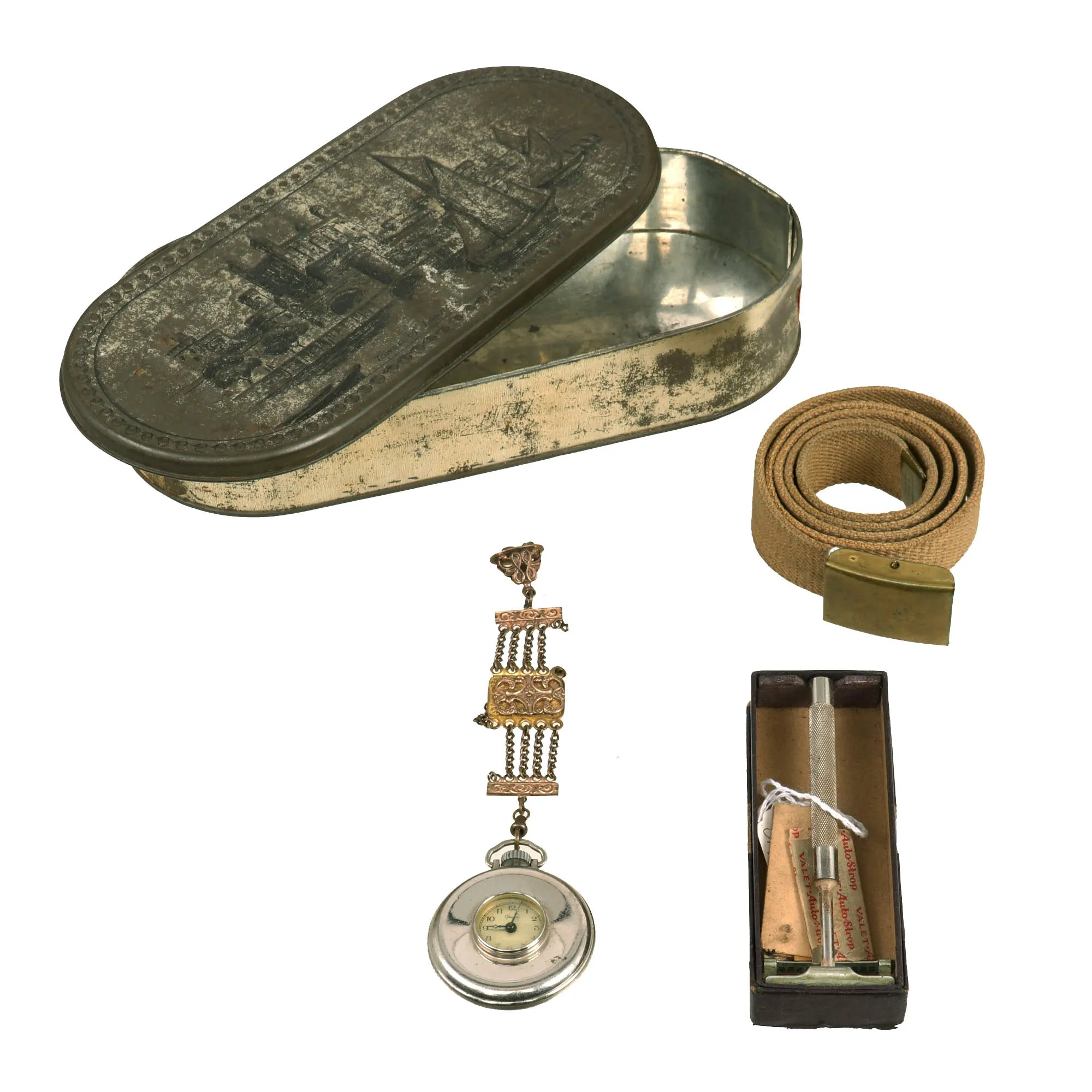 Original U.S. WWI Identified 3rd Division Officer’s Trunk Grouping - 10th Field Artillery