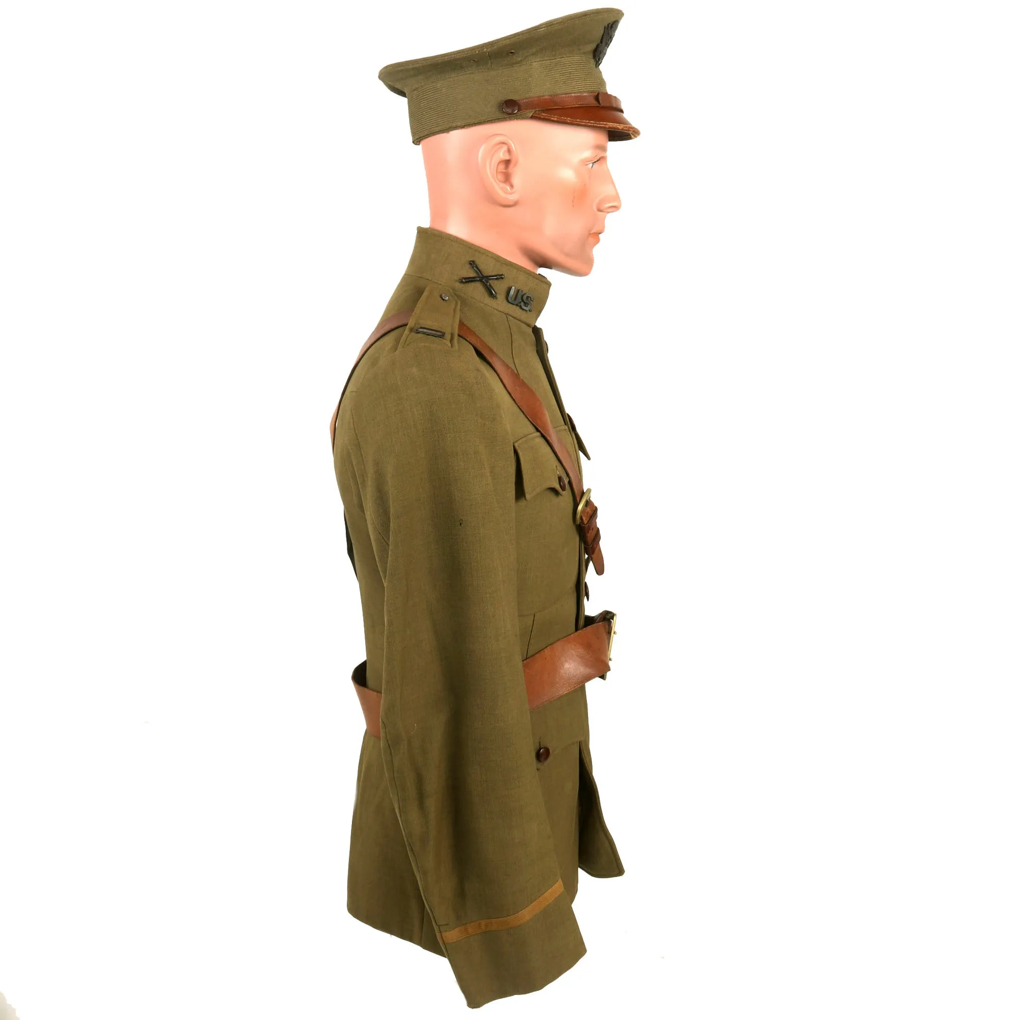 Original U.S. WWI Identified 3rd Division Officer’s Trunk Grouping - 10th Field Artillery