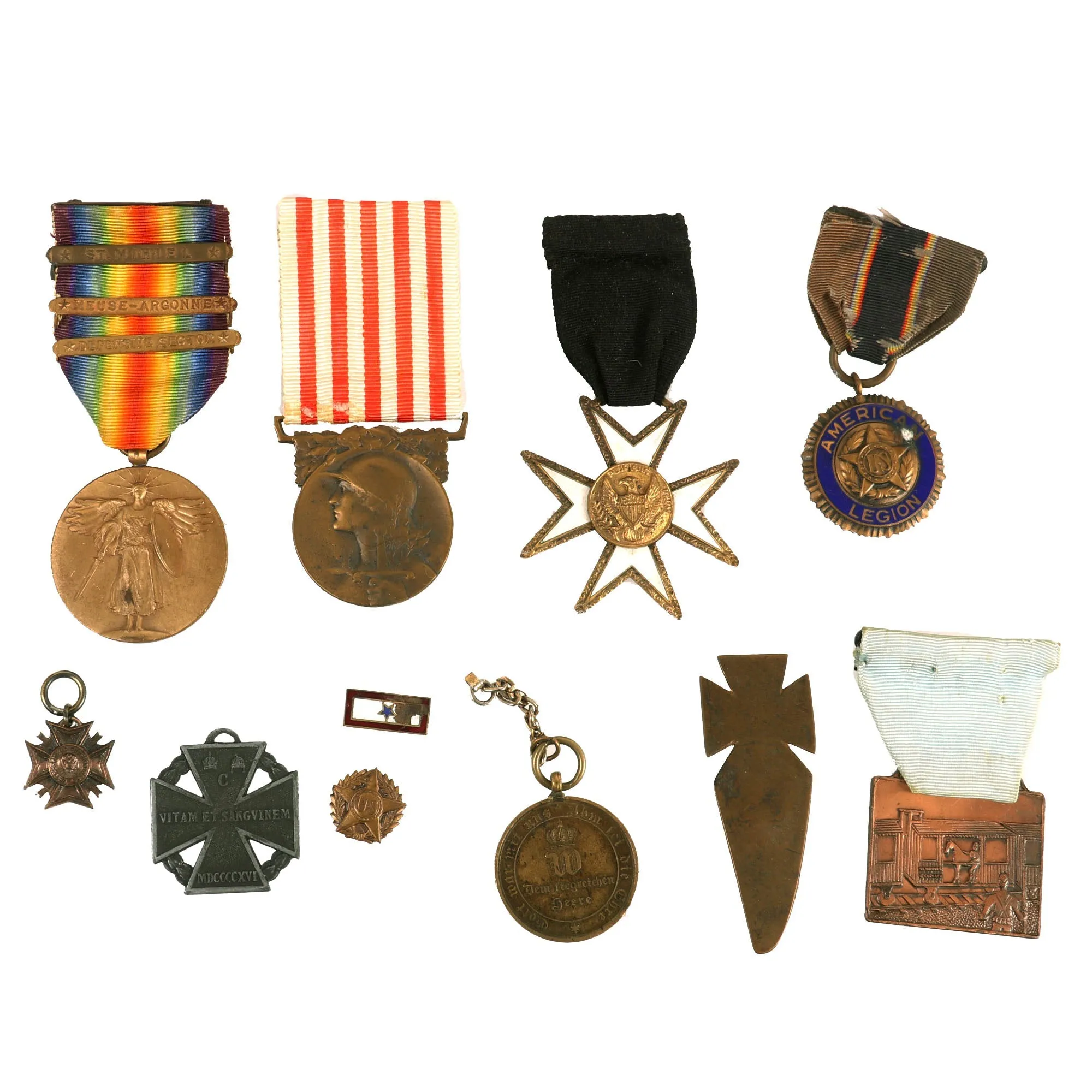 Original U.S. WWI Identified 3rd Division Officer’s Trunk Grouping - 10th Field Artillery
