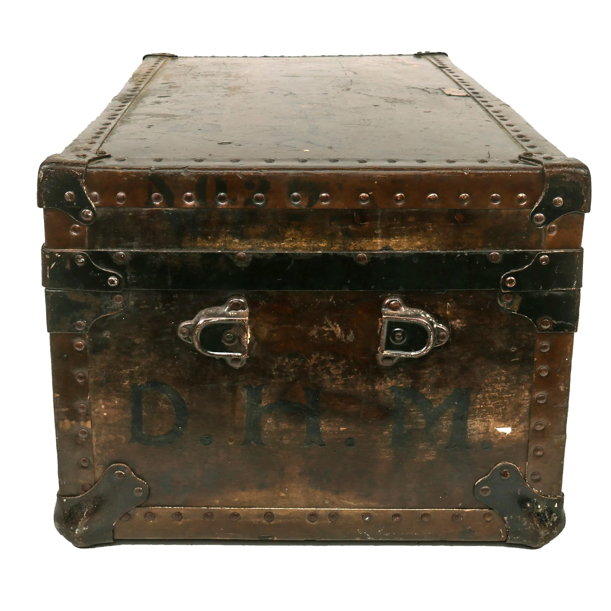 Original U.S. WWI Identified 3rd Division Officer’s Trunk Grouping - 10th Field Artillery