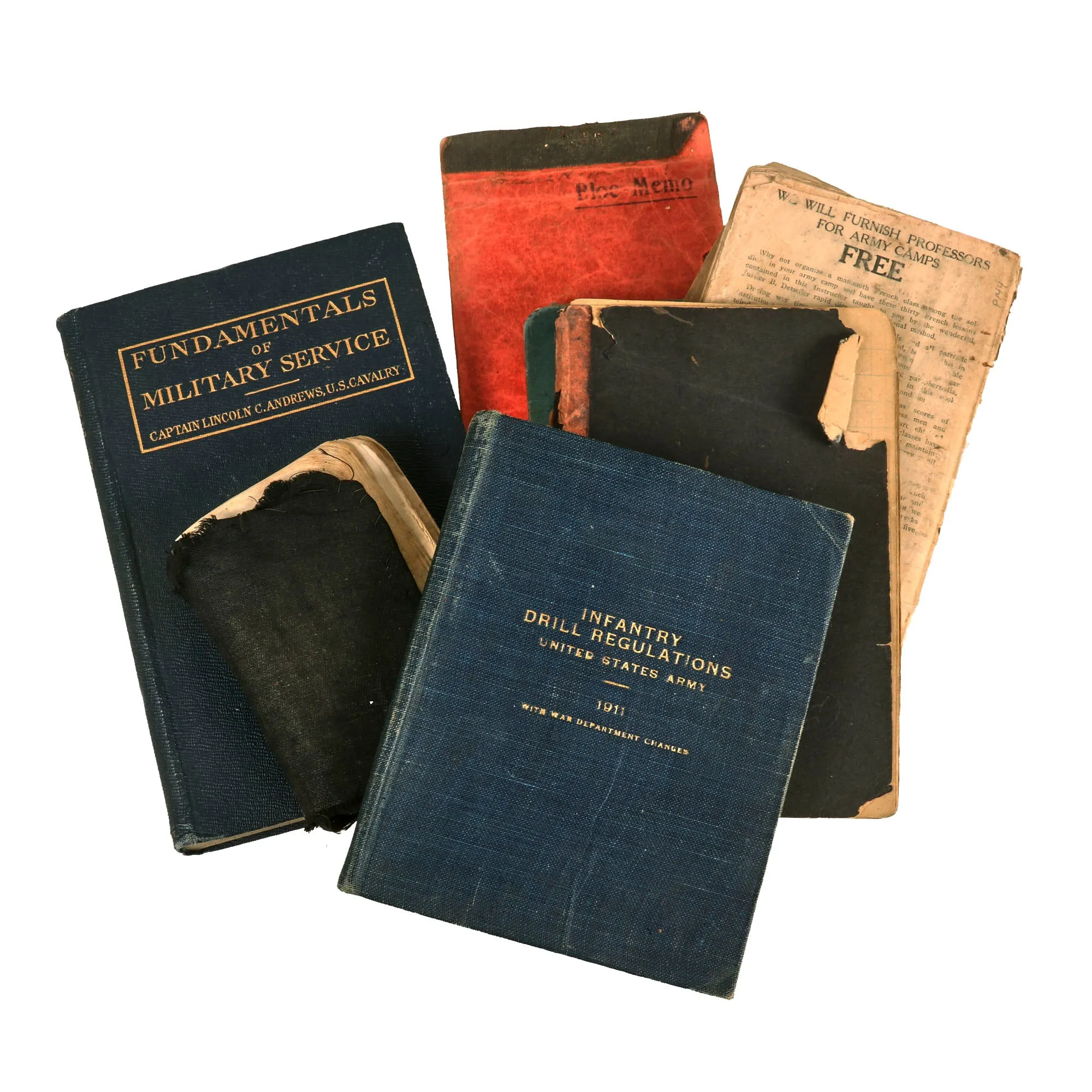 Original U.S. WWI Identified 3rd Division Officer’s Trunk Grouping - 10th Field Artillery