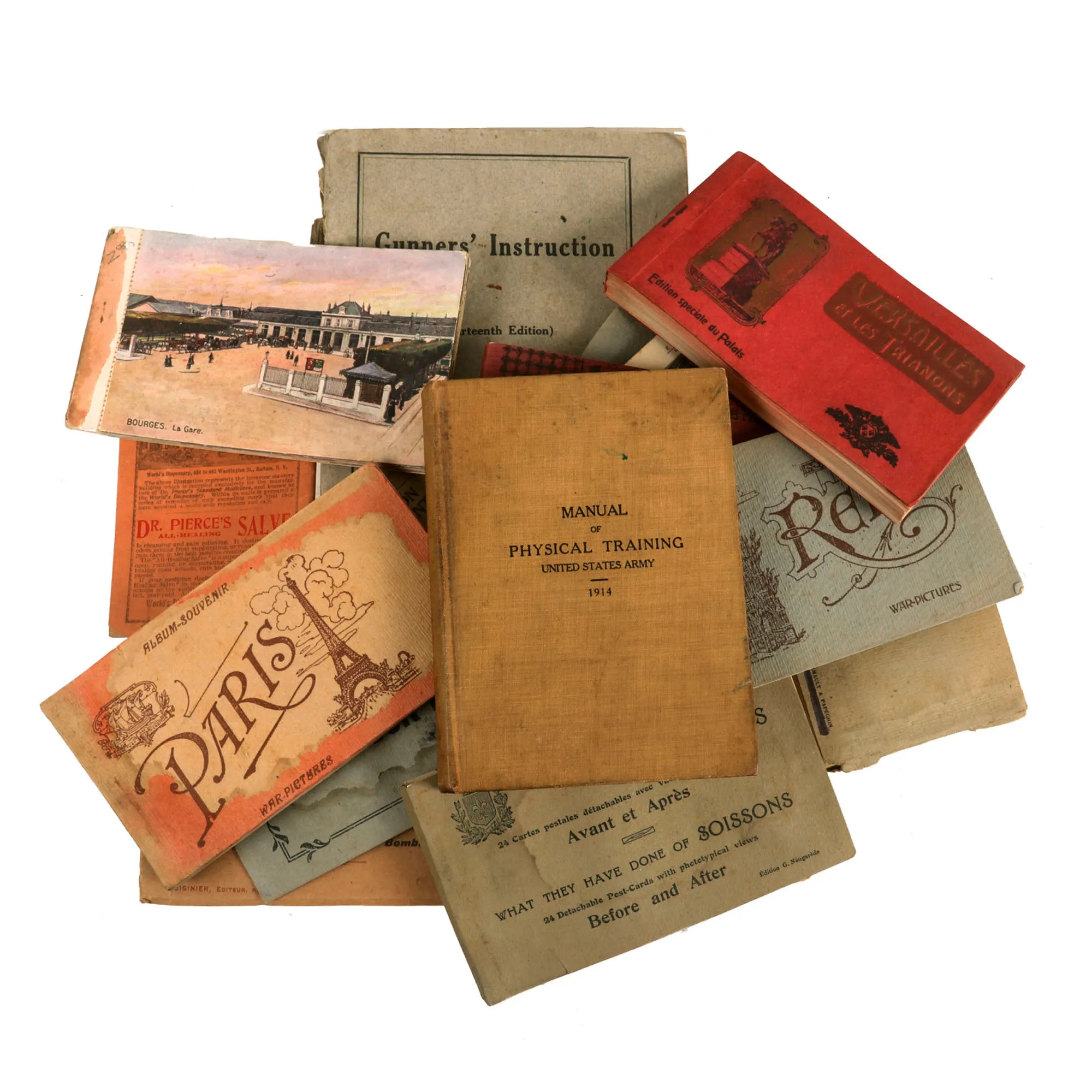 Original U.S. WWI Identified 3rd Division Officer’s Trunk Grouping - 10th Field Artillery