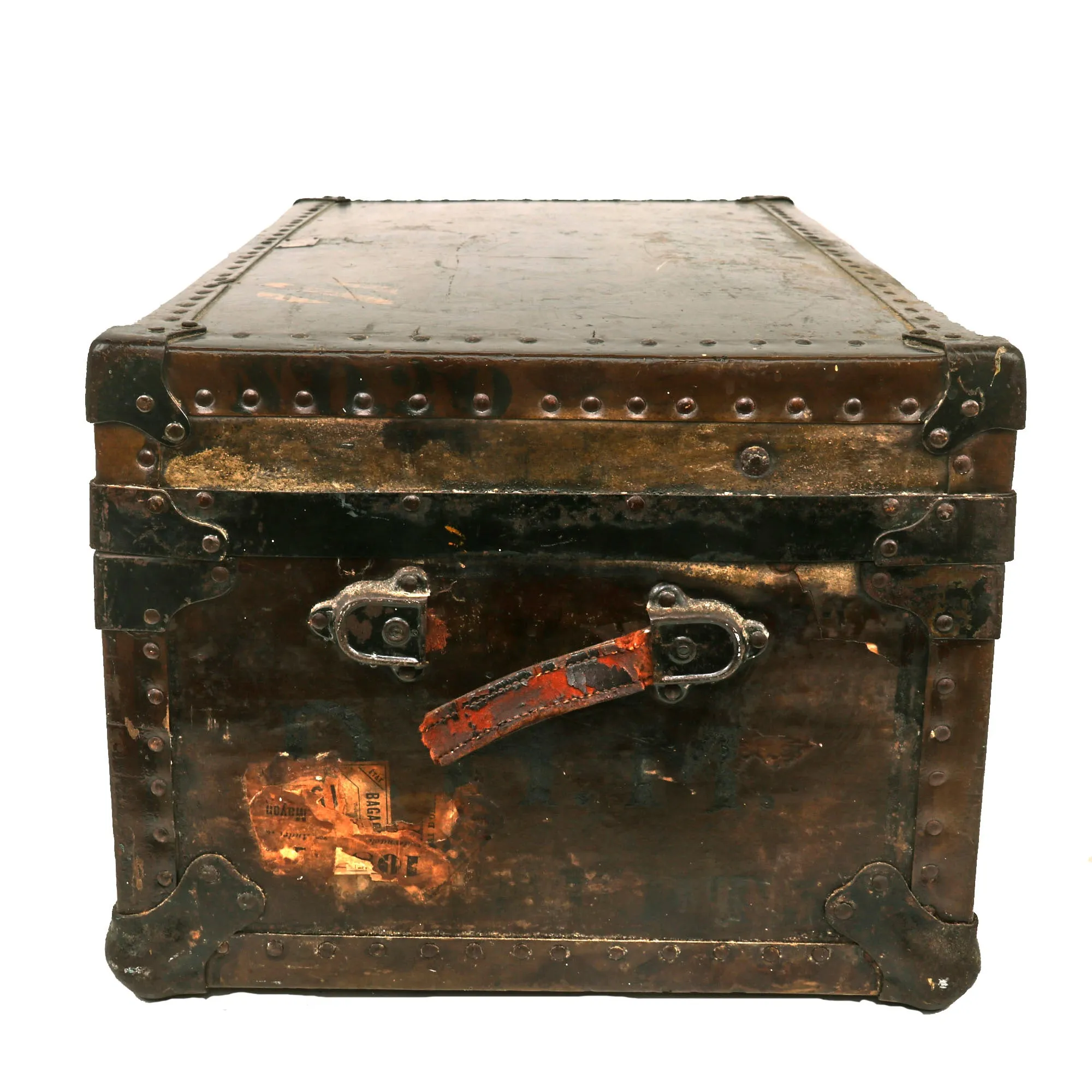 Original U.S. WWI Identified 3rd Division Officer’s Trunk Grouping - 10th Field Artillery