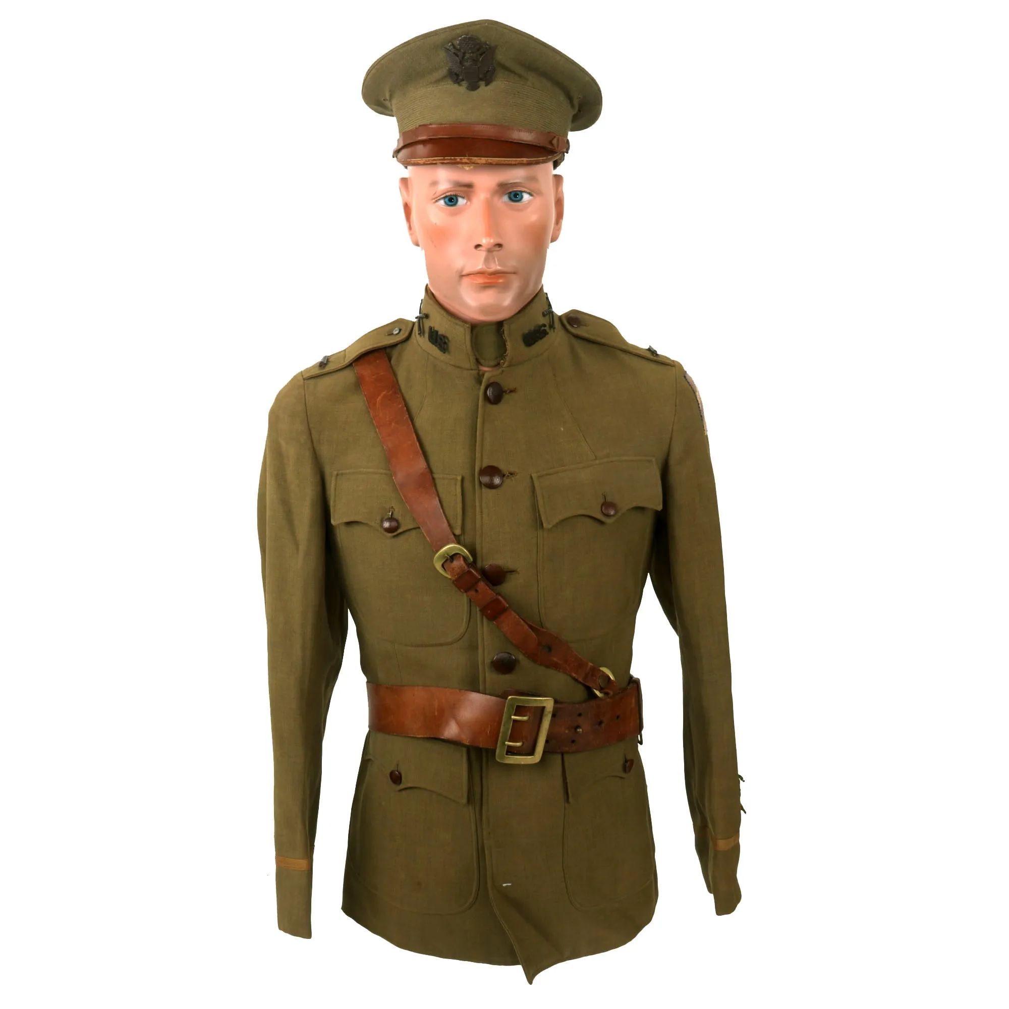Original U.S. WWI Identified 3rd Division Officer’s Trunk Grouping - 10th Field Artillery