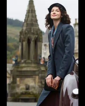 Outlander Claire Fraser Gray Frock Coat