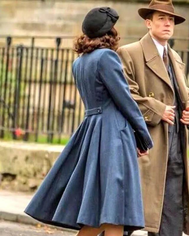 Outlander Claire Fraser Gray Frock Coat