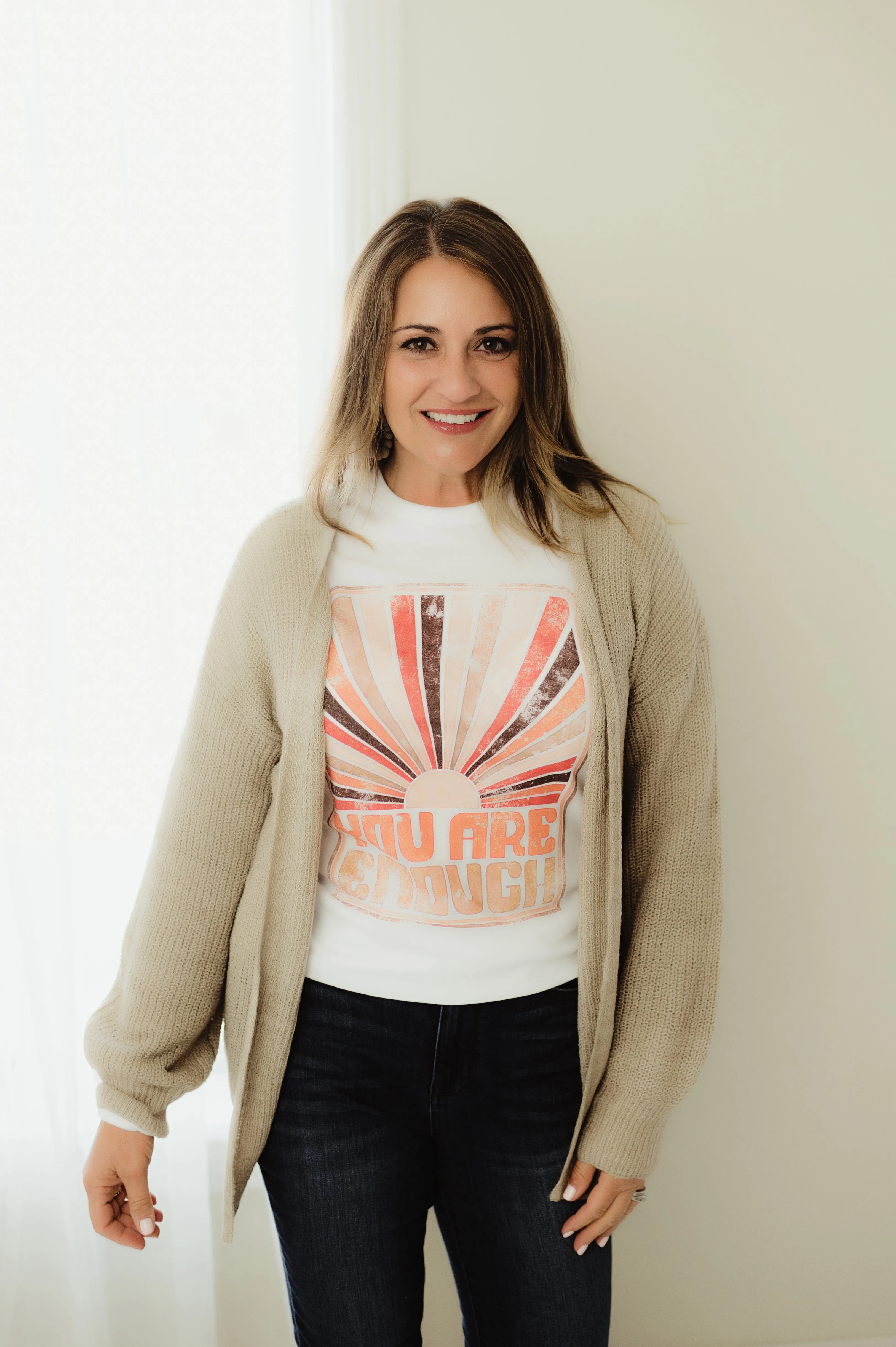 Retro Enough Long Sleeve Tee