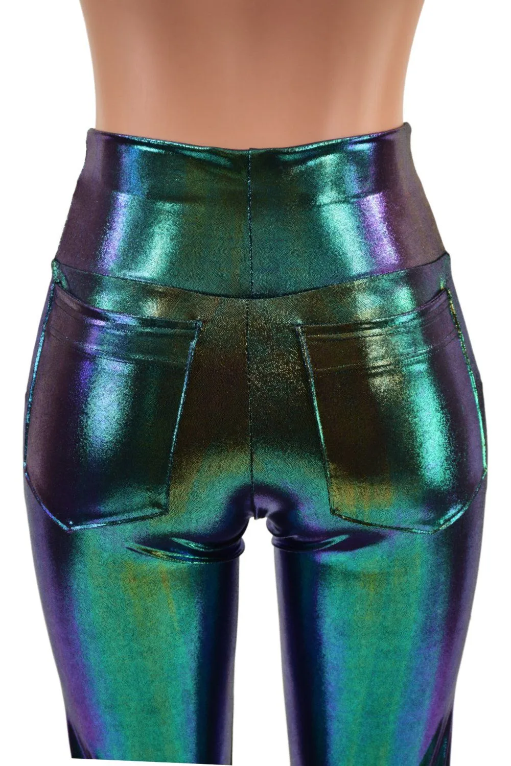 Scarab Metallic Pocket Leggings
