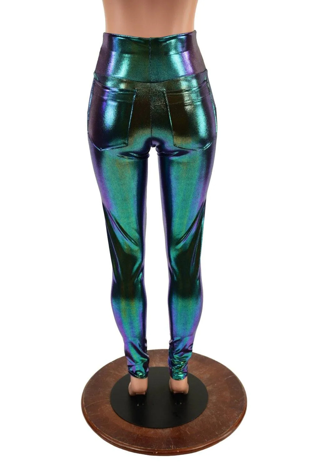 Scarab Metallic Pocket Leggings