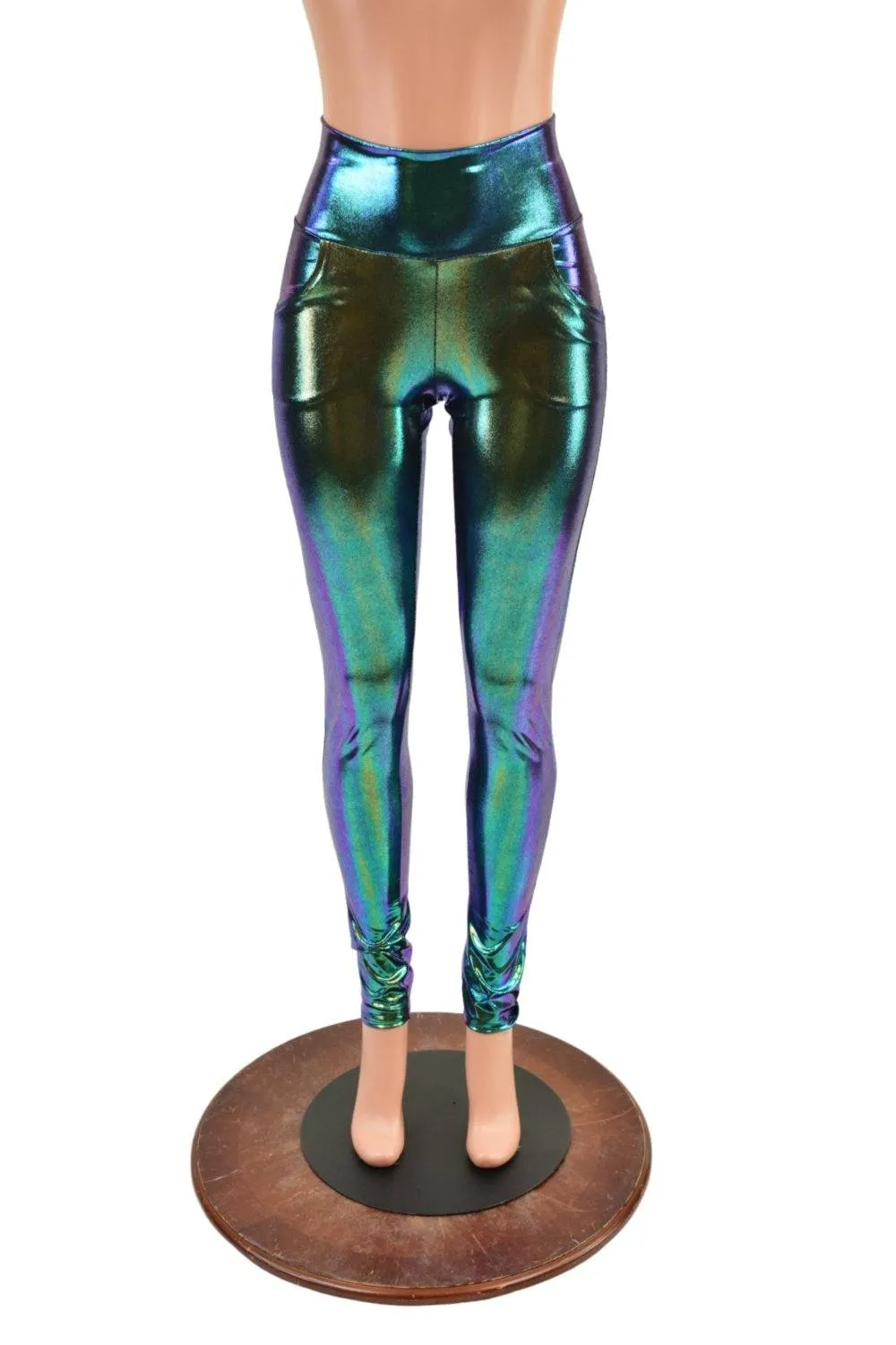 Scarab Metallic Pocket Leggings