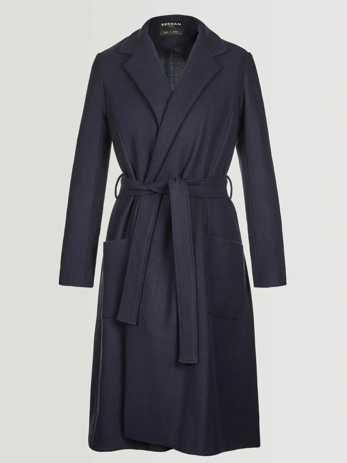 Wrap Coat - Navy