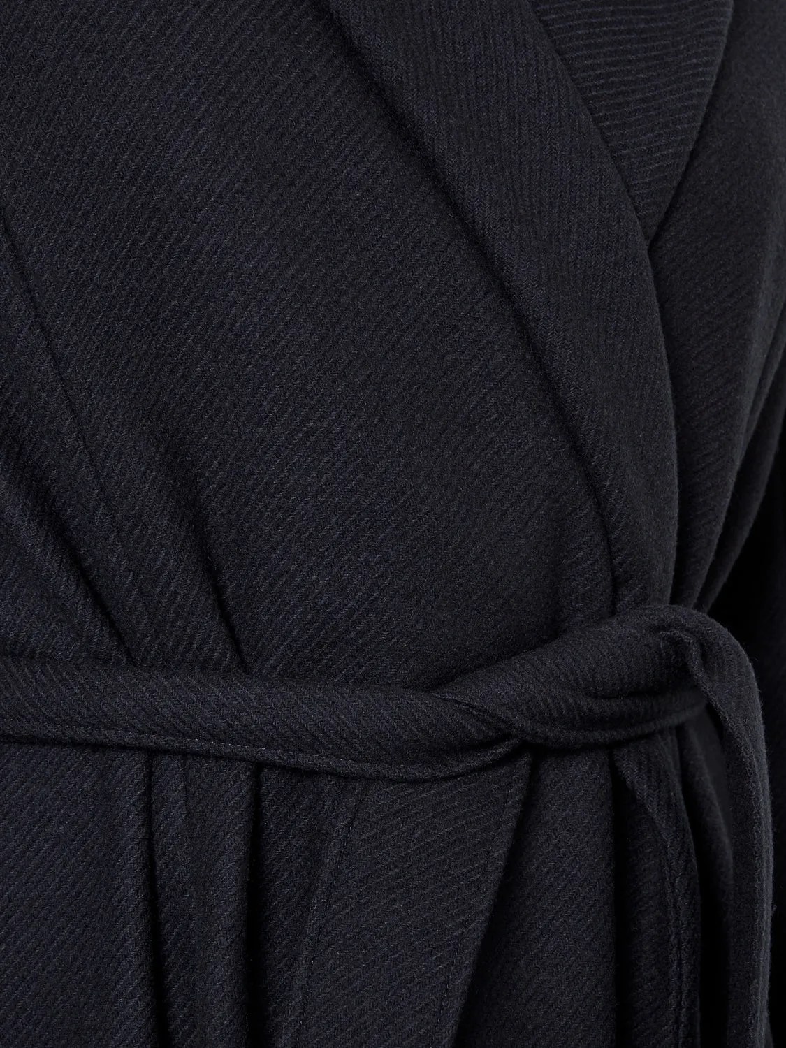 Wrap Coat - Navy